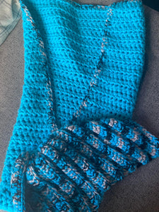 Mermaid blanket - crochet