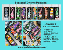 Gnome Seasons Painting