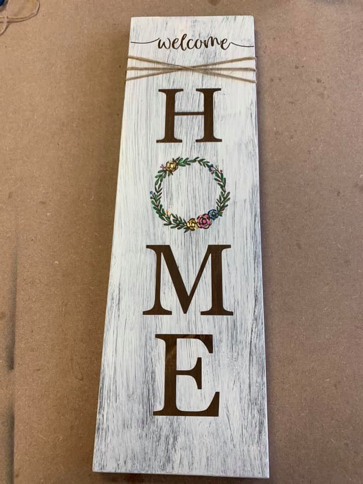Welcome Home - Porch Sign