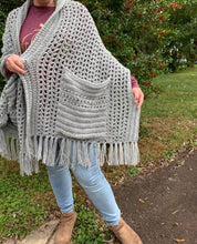 Custom Crochet Pocket Shawl